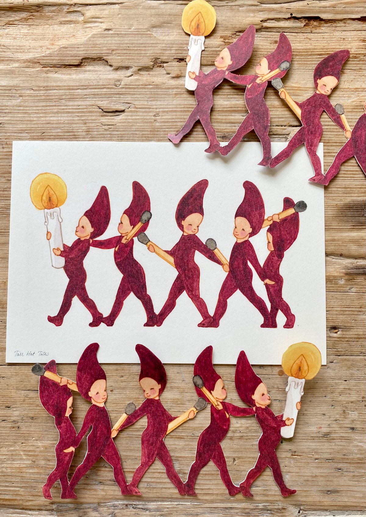 Pilzfamilie (Braun) | Papercraft