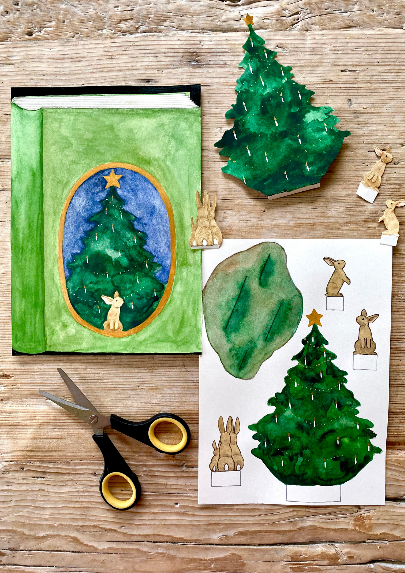 Fortællingen om Grantræet | Papercraft