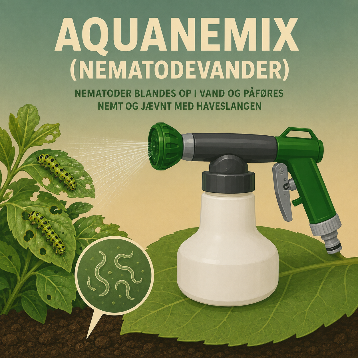 Fint billede af en AquaNemix nematodevander