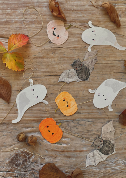 Udklippet halloweenpynt