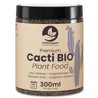 Bøtte økologisk kaktusgødning. Langtidsvirkende granulater