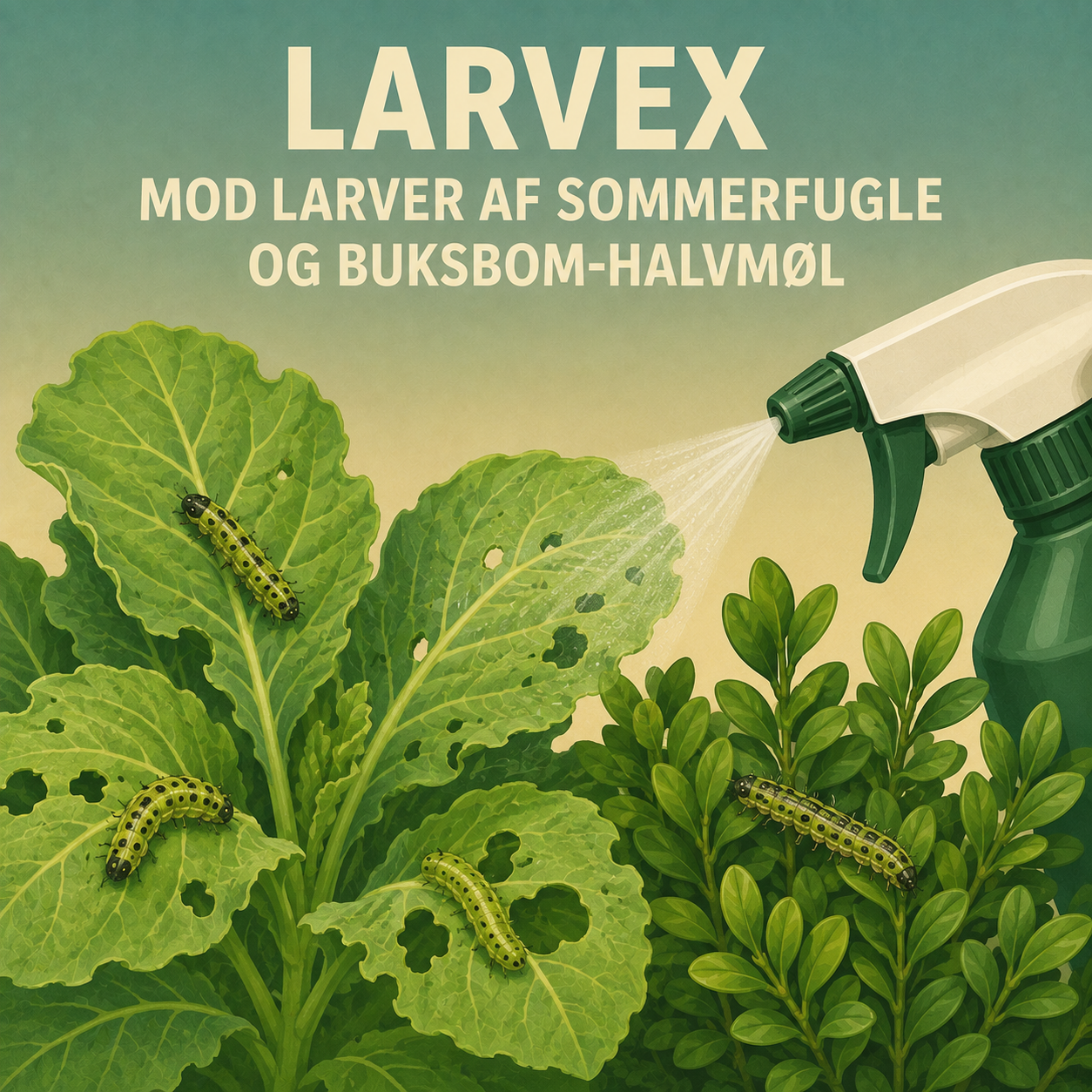LARVEX – biologisk bekæmpelse af sommerfuglelarver og buksbomhalvmøl
