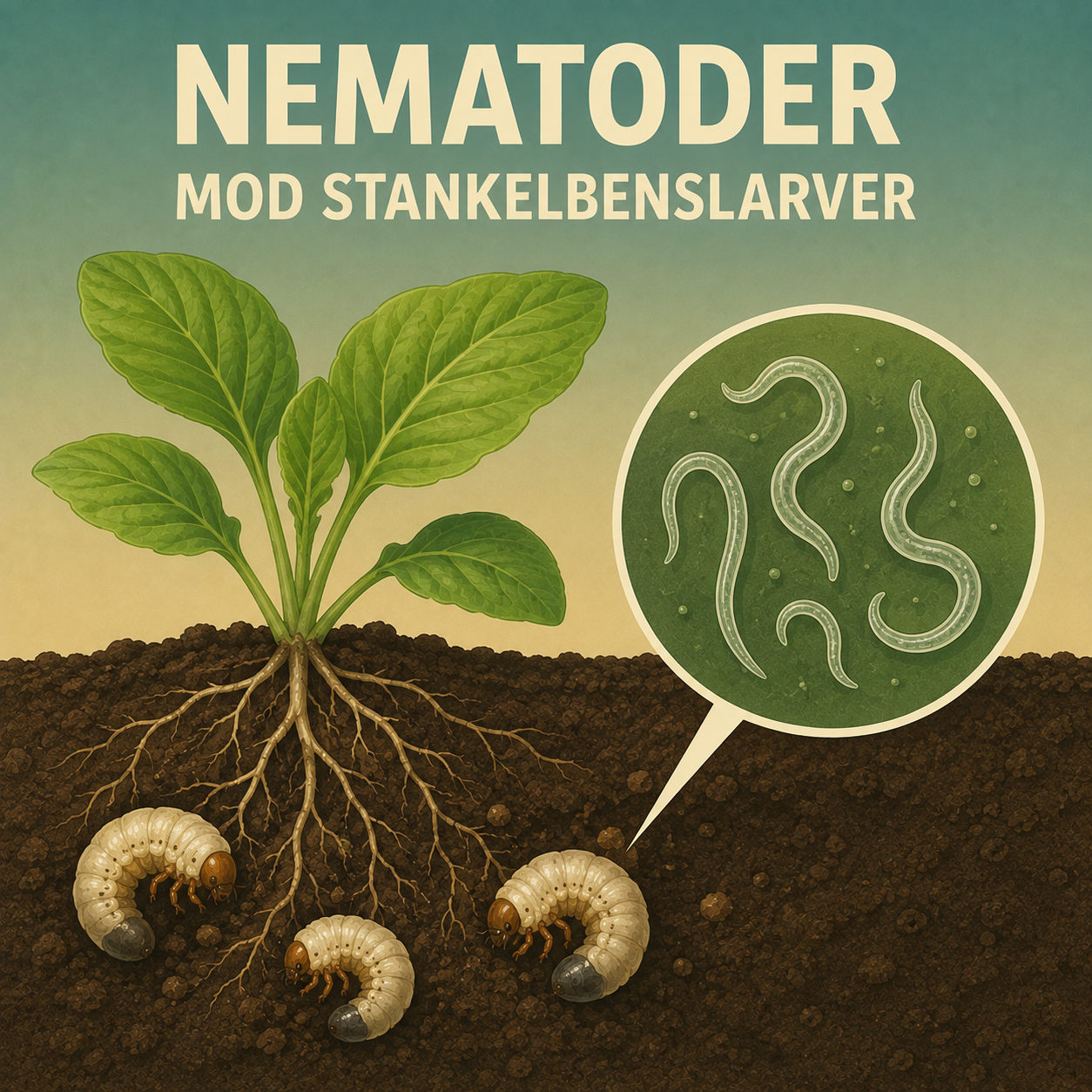 Nematoder mod stankelbenslarver – 250 mio.