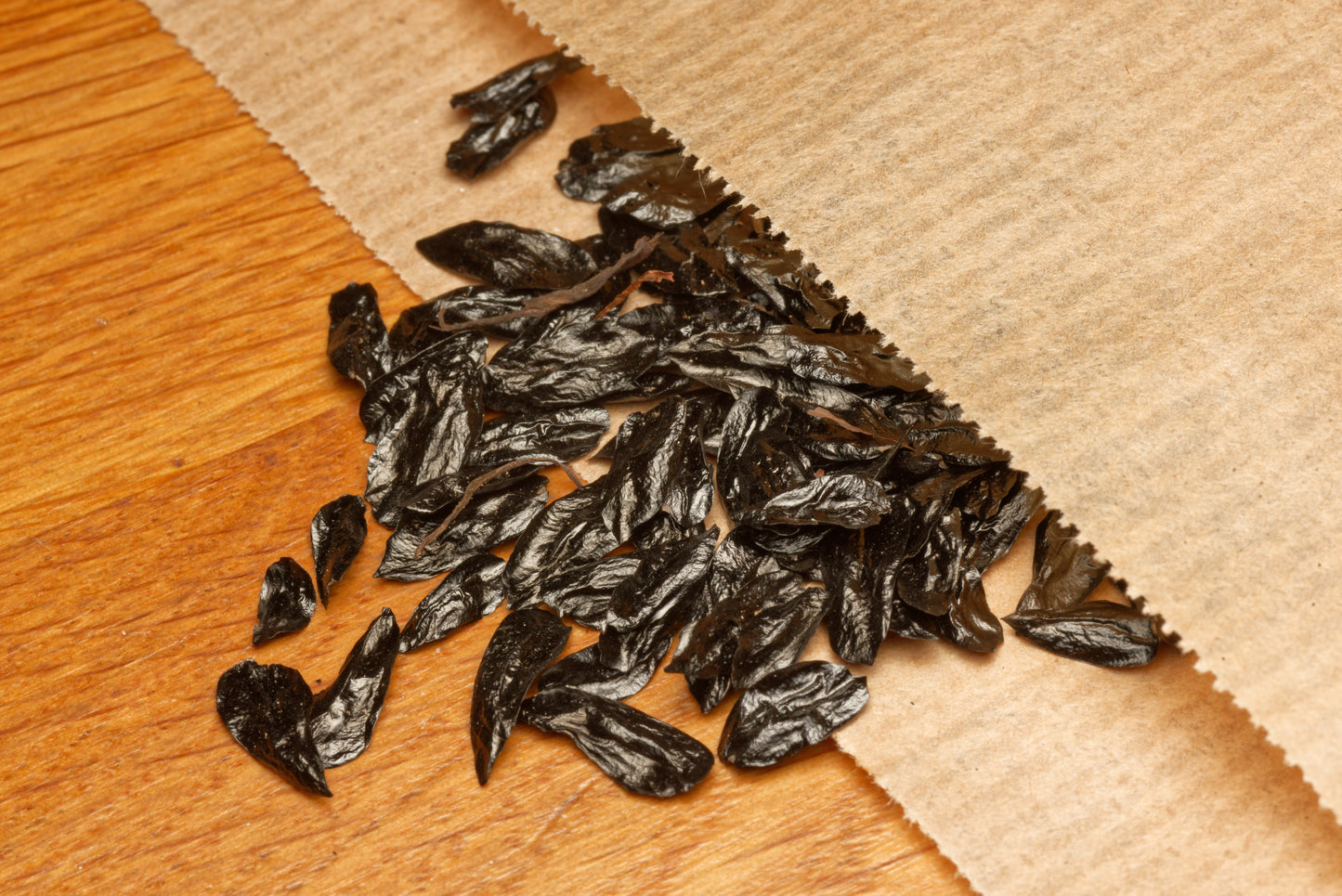 De fine sorte frø af Broget New Zealandsk hør (Phormium tenax "Variegatum") 