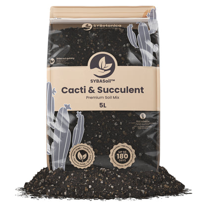Kaktus og sukkulent jord i 5 liters pose